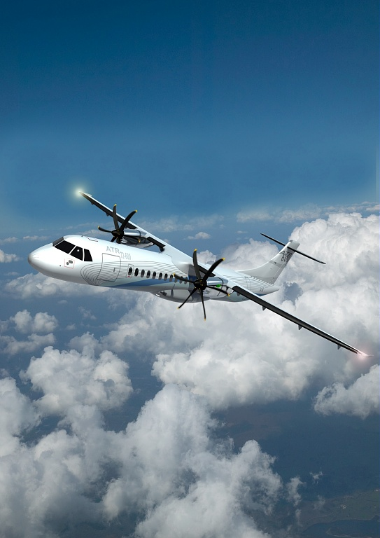 Atr 72 600 In Atr Colours In Flight