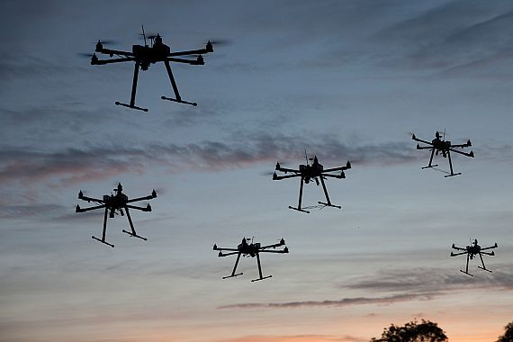 DARPA seeks to develop ways to swarm unmanned vehicles for better military reconnaissance