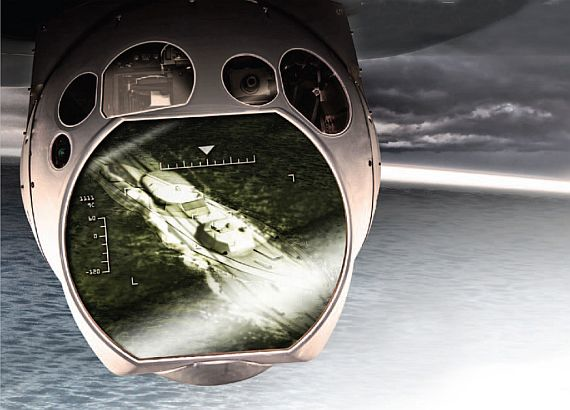 Air Force asks Raytheon to build and upgrade electro-optical AN/DAS-4 multispectral aircraft sensor