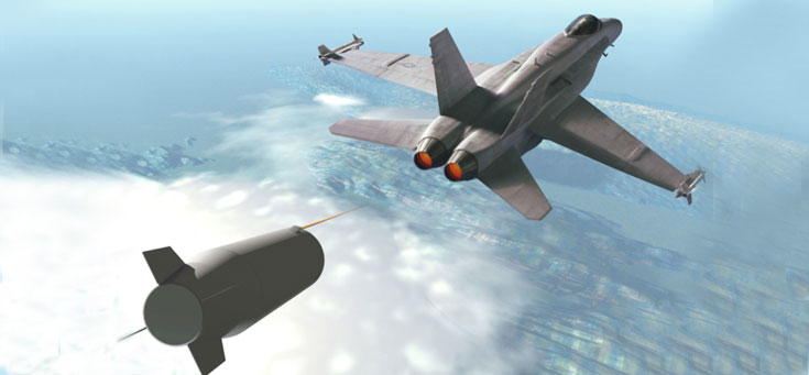 The new BAE Systems dual-band decoy is being designed to replace the ALE-55 decoy, depicted above.