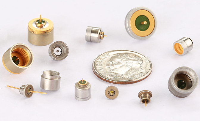 RF/microwave connectors connectors are available from the Hermetic Solutions Group for both laser-weld and solder-in applications..