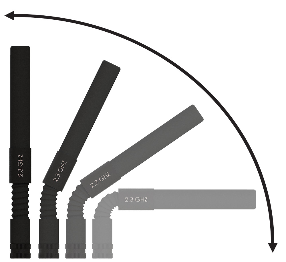 The SWA Ultra-Flex Omni Antenna is designed to bend without breaking