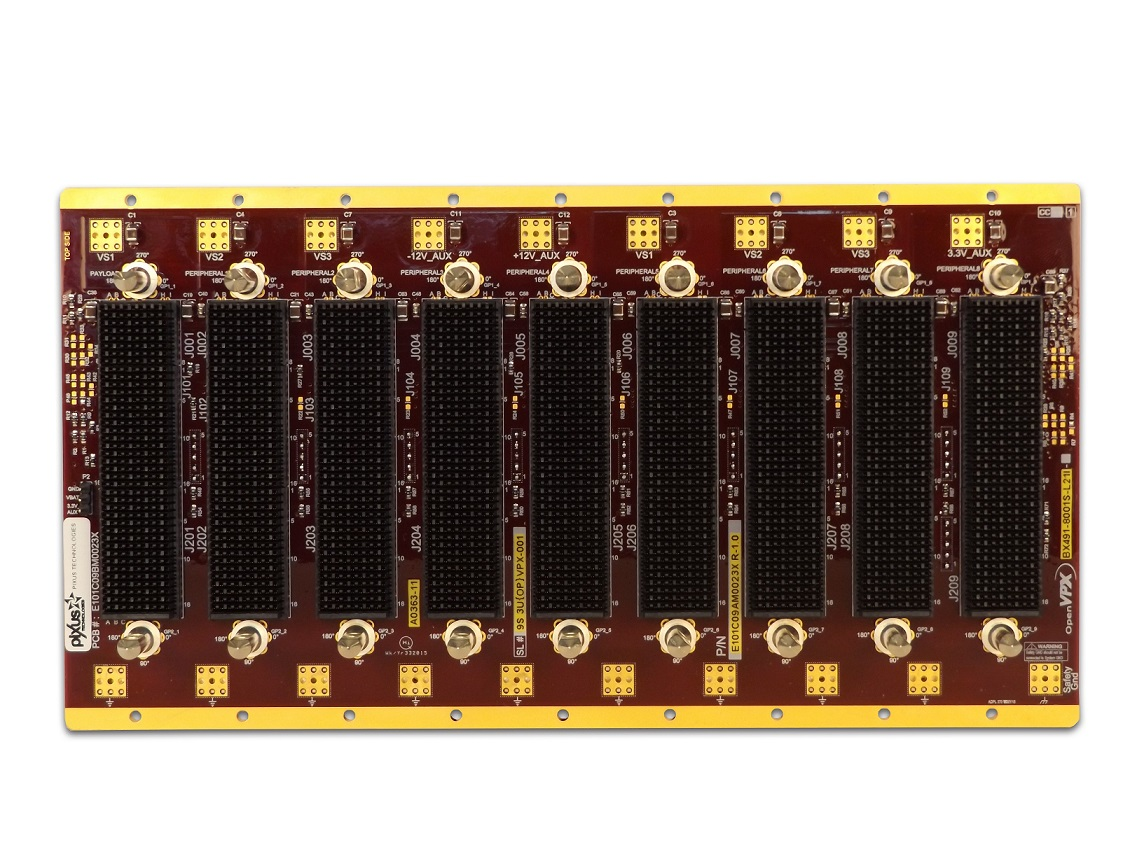 OpenVPX backplanes in various configurations