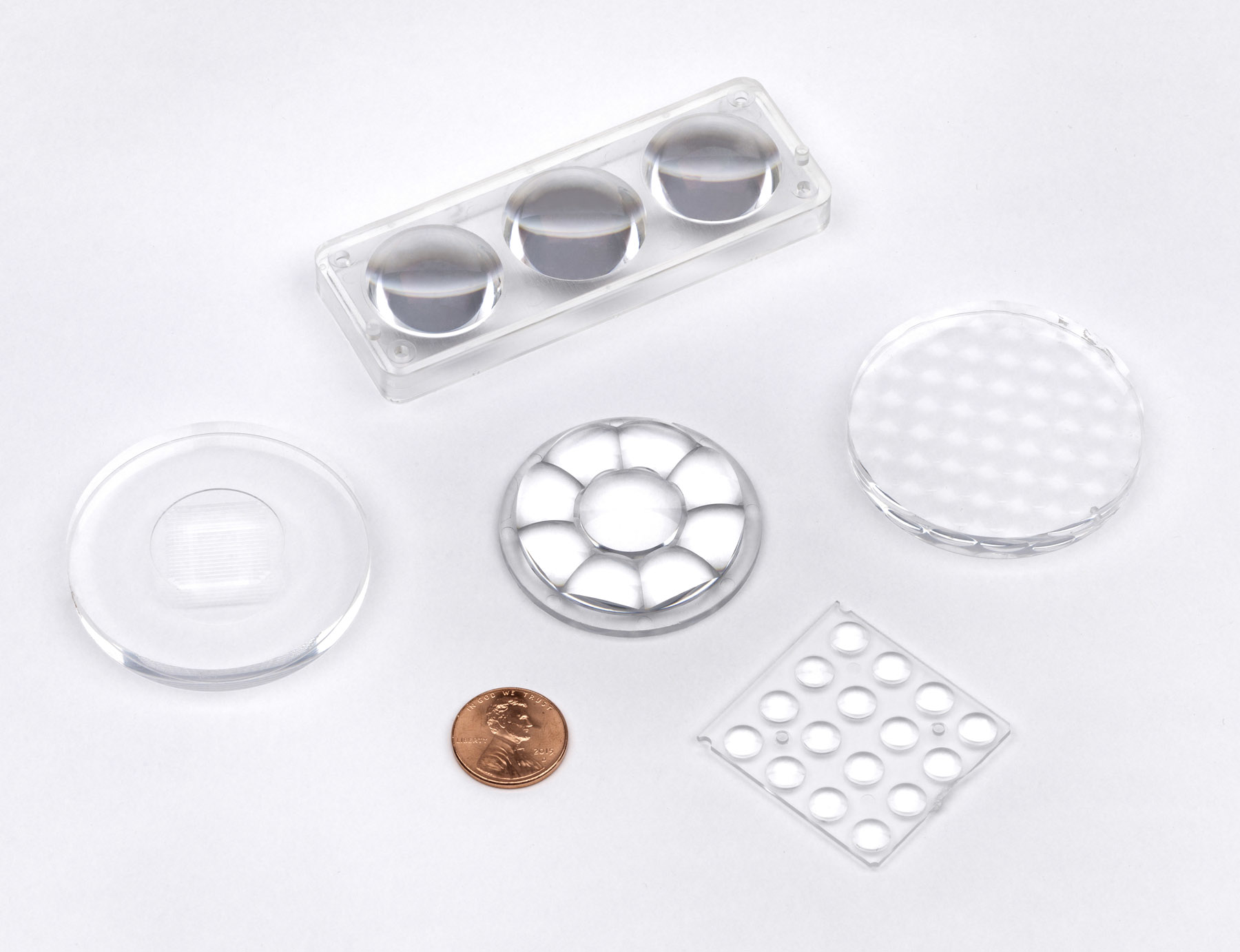 Combiners, like those above, are used in HUDs and HMDs.