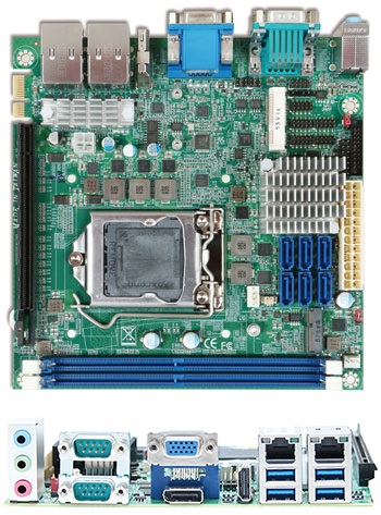 Portwell's WADE-8017: A Mini-ITX embedded system board based on the 6th generation Intel Core processor and Intel Q170 chipset