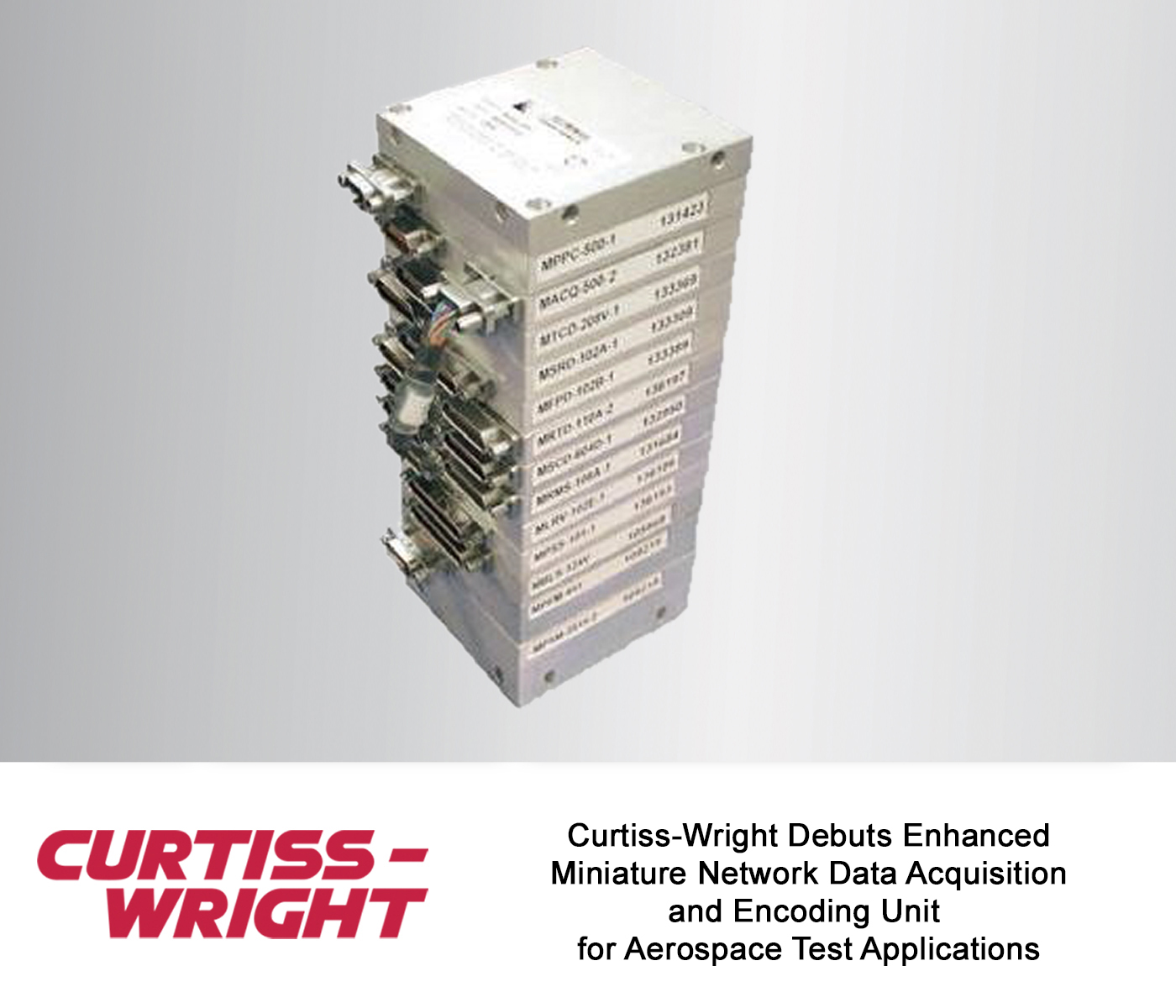 Curtiss-Wright Debuts Enhanced Miniature Network Data Acquisition and Encoding Unit for Aerospace Test Applications