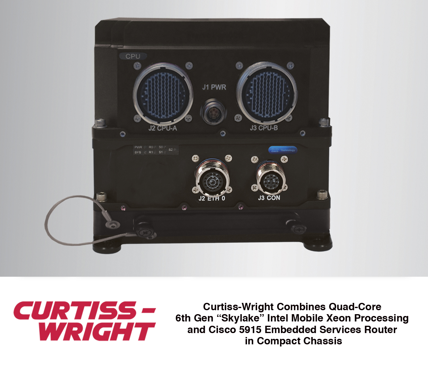 Curtiss-Wright DuraWORX 8043 combines Intel Xeon 'Skylake' Processing with Cisco 5915 Router