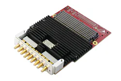 The Abaco FMC134 has four 12-bit A/D channels as fast as 3.2 gigabits per second, or two channels as fast as 6.4 gigabits per second for high-bandwidth, multi-channel applications. The Abaco FMC134 has four 12-bit A/D channels as fast as 3.2 gigabits per second, or two channels as fast as 6.4 gigabits per second for high-bandwidth, multi-channel applications.