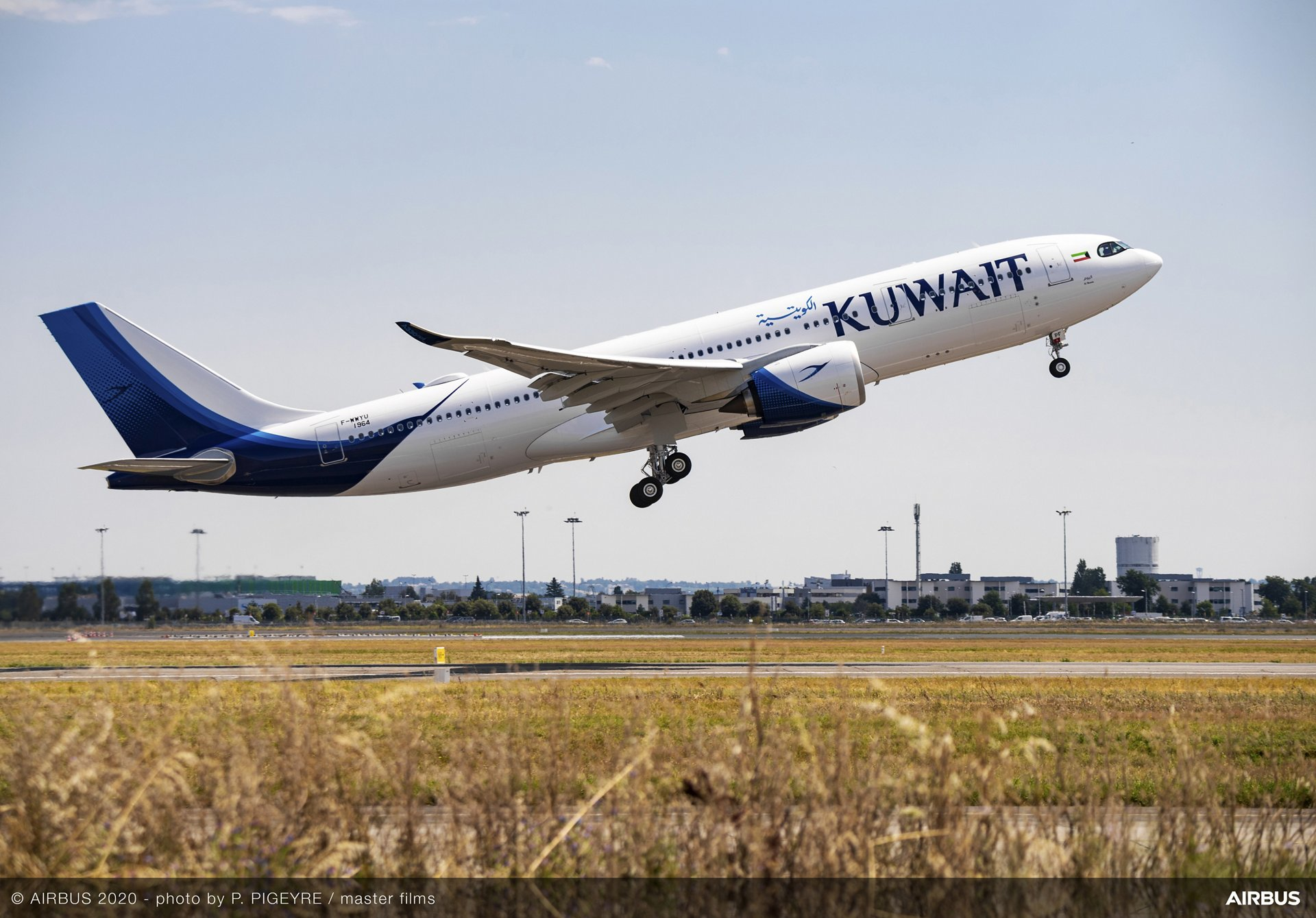 Kuwait Airways A330neo First Flight 5f9b01b0561eb