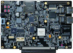 The Microchip PolarFire SoC Icicle kit is a low-cost development platform that enables evaluation of the five-core Linux capable RISC-V microprocessor subsystem, real-time execution, low-power capabilities, and peripherals of the PolarFire SoC FPGA. The Microchip PolarFire SoC Icicle kit is a low-cost development platform that enables evaluation of the five-core Linux capable RISC-V microprocessor subsystem, real-time execution, low-power capabilities, and peripherals of the PolarFire SoC FPGA.