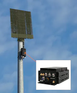 The Mercury model 6350 sensor and signal-processing system is designed to sit directly behind the antennae. The Mercury model 6350 sensor and signal-processing system is designed to sit directly behind the antennae.