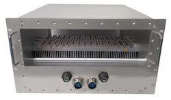 The Pixus 19-inch rugged rackmount chassis in this example was designed specifically for the higher powered SOSA applications, with airflow over internal fins and the ability to target hot spots in the system. The Pixus 19-inch rugged rackmount chassis in this example was designed specifically for the higher powered SOSA applications, with airflow over internal fins and the ability to target hot spots in the system.