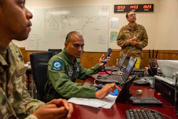 U.S. Air Force mobile data manager, supervises Airborne Extensible Relay Over-Horizon Network integration for Royal Thai Air Force Flying Officer Apisit Kitchoke at Moody Air Force Base, Ga. U.S. Air Force mobile data manager, supervises Airborne Extensible Relay Over-Horizon Network integration for Royal Thai Air Force Flying Officer Apisit Kitchoke at Moody Air Force Base, Ga.