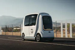 Glydways' four-passenger autonomous vehicle. Photo courtesy Glydways. Glydways' four-passenger autonomous vehicle. Photo courtesy Glydways.
