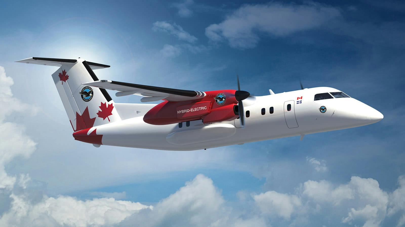 RTX's hybrid-electric flight demonstrator developed by Pratt & Whitney Canada.