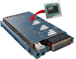 A typical AMD Versal 3U VPX Board, designed and manufactured by Annapolis Micro Systems A typical AMD Versal 3U VPX Board, designed and manufactured by Annapolis Micro Systems