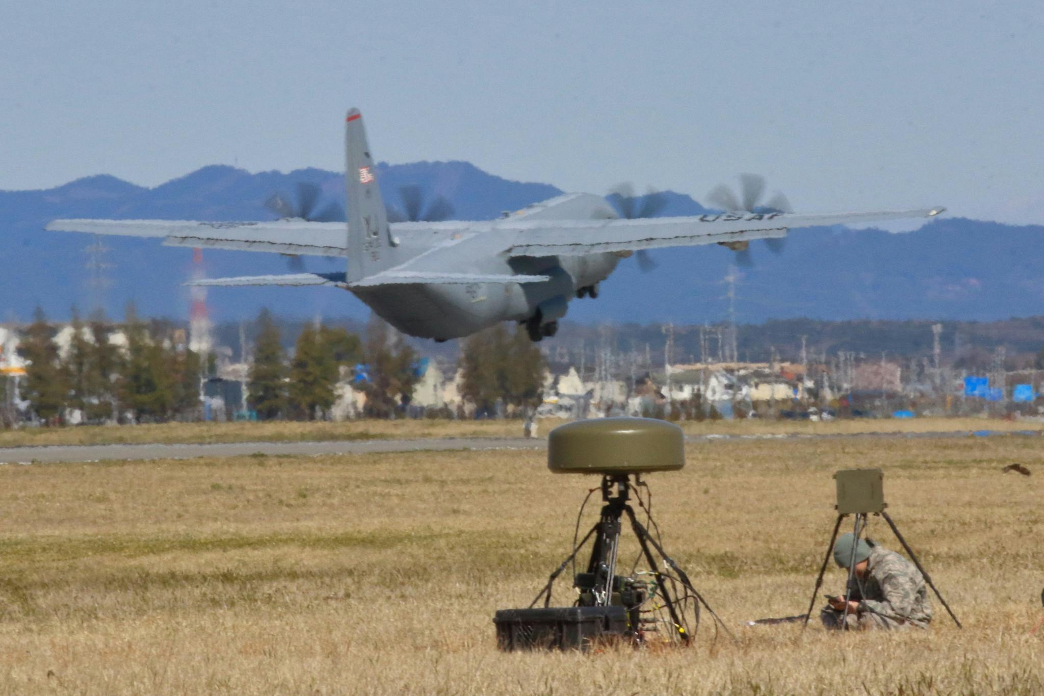The MP TACAN will replace the Air Force's legacy AN/TRN-41 portable TACAN system, shown above.