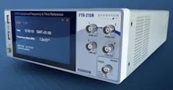 Pendulum FTR-210R test instrument offers time reference and rubidium frequency for PNT Pendulum FTR-210R test instrument offers time reference and rubidium frequency for PNT