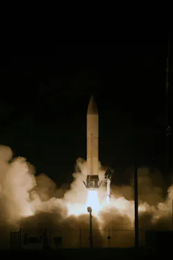 A common hypersonic glide body launches in 2022 in its first test for the U.S. Navy and U.S. Army, which will field the common hypersonic missile. A common hypersonic glide body launches in 2022 in its first test for the U.S. Navy and U.S. Army, which will field the common hypersonic missile.