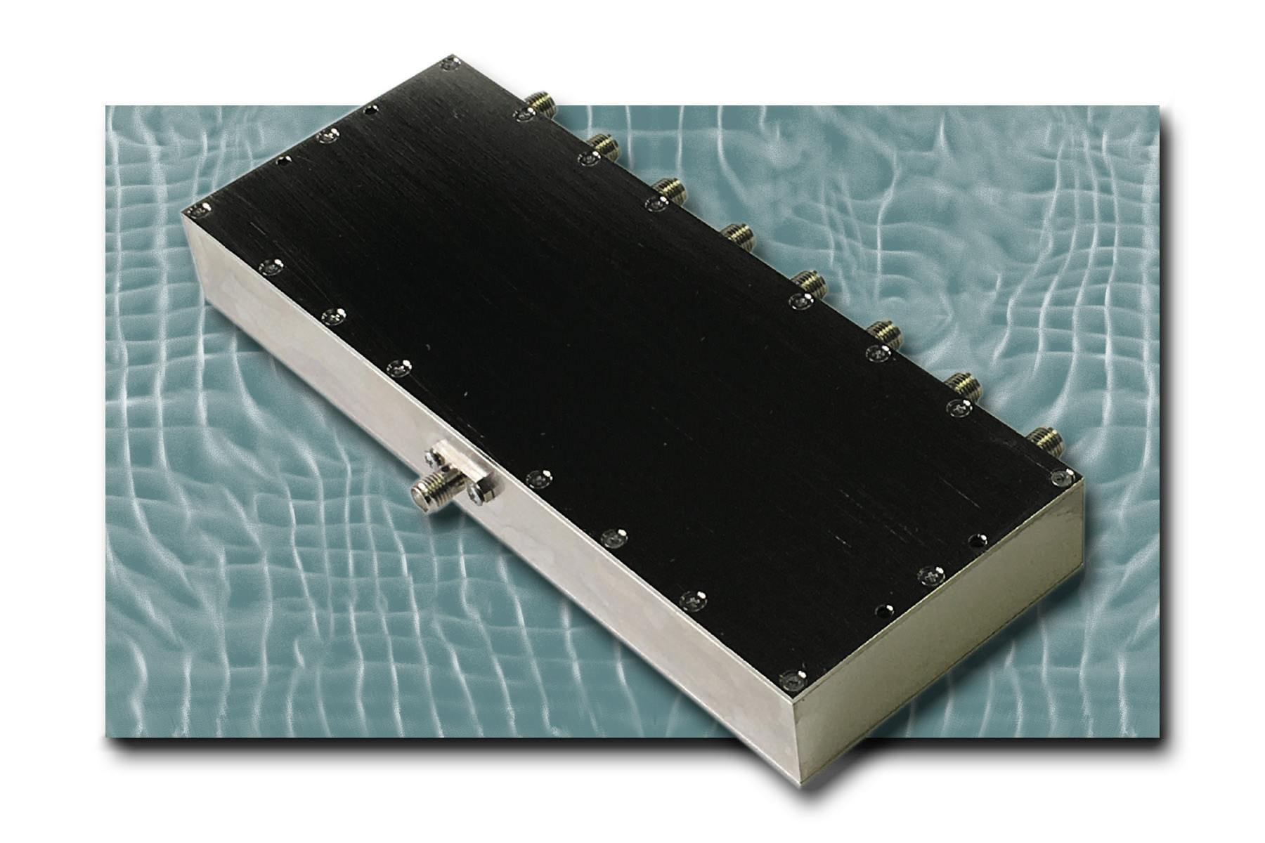 The BroadWave model 151-308-008 50 Ohm UHF band power divider is for military, homeland security, and public safety communications applications.