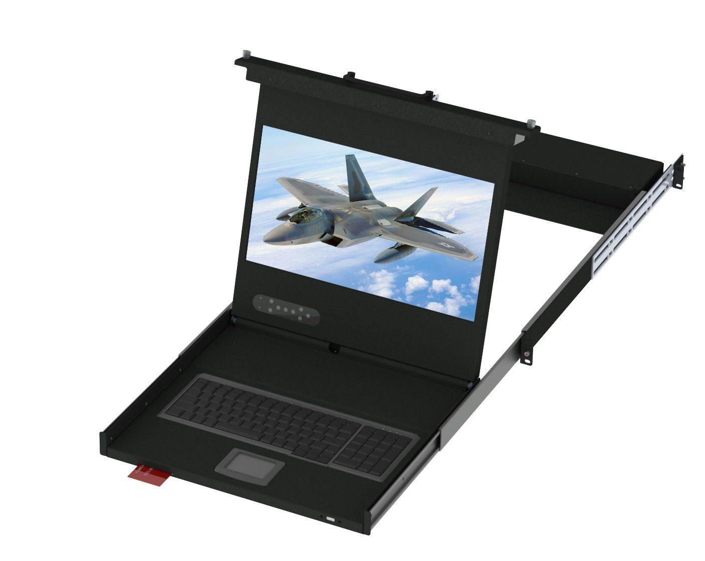 1U 17' Military Rackmount Monitor