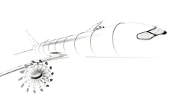 A stylized rendering of a twin prop aircraft A stylized rendering of a twin prop aircraft