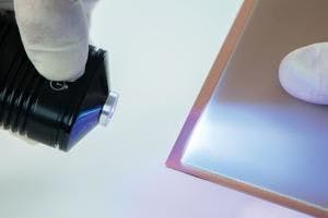 The Master Bond the LED415DC90Med adhesive bonds electronic components to plastics, glass, and metals