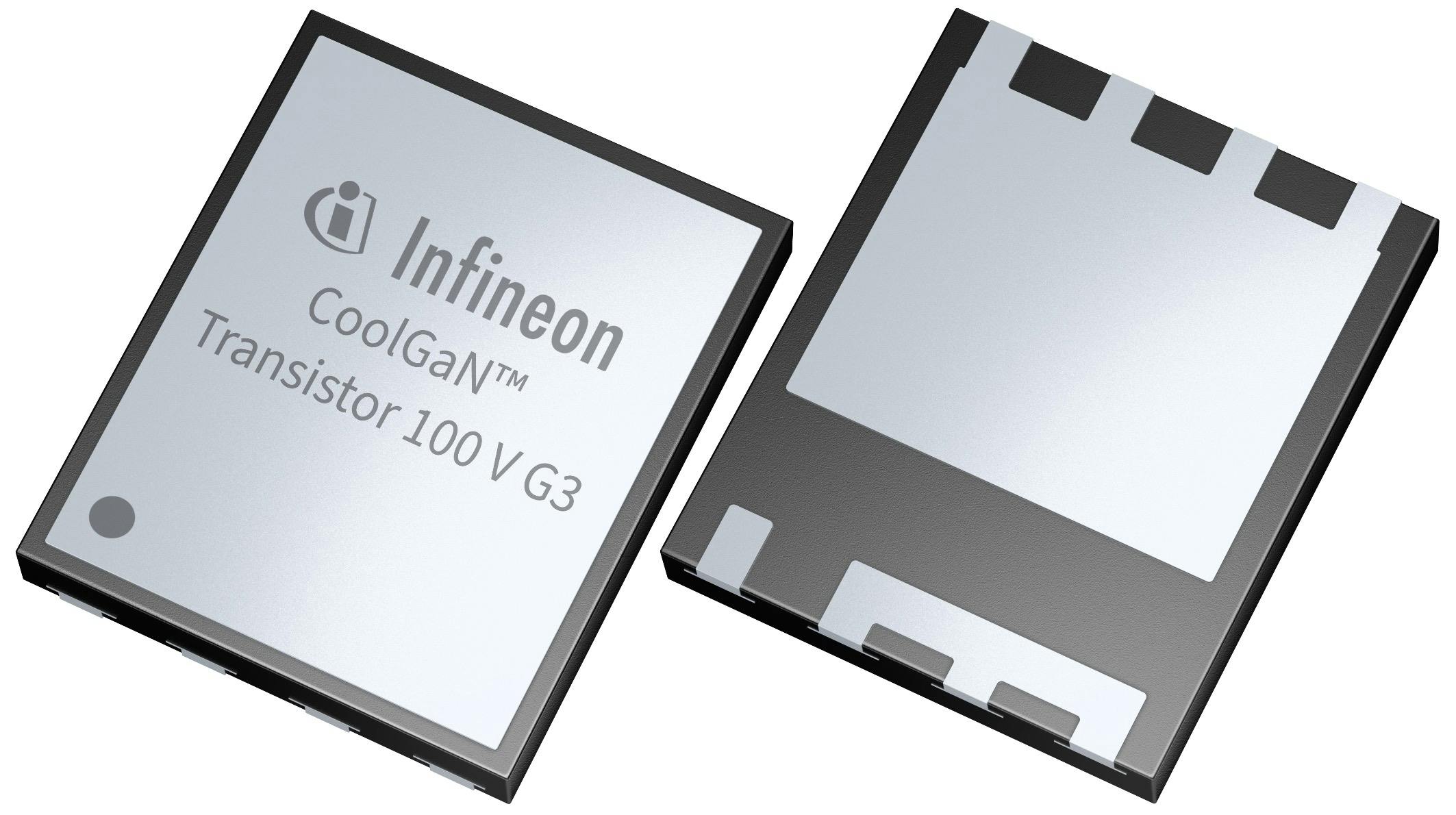 CoolGaN G3 Transistor 100 V in RQFN 5x6 package (IGD015S10S1) and 80 V in RQFN 3.3x3.3 package (IGE033S08S1) resist the effects of extreme heat.