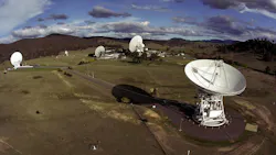 The radio antennas of NASA's Canberra Deep Space Communications Complex are located near the Australian capital. NASA image. The radio antennas of NASA's Canberra Deep Space Communications Complex are located near the Australian capital. NASA image.