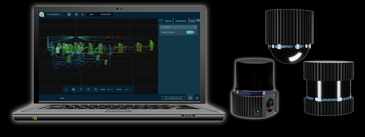 The Quanergy Q-Track 3D LiDAR can be integrated with VAPIX network video API from Axis Communications