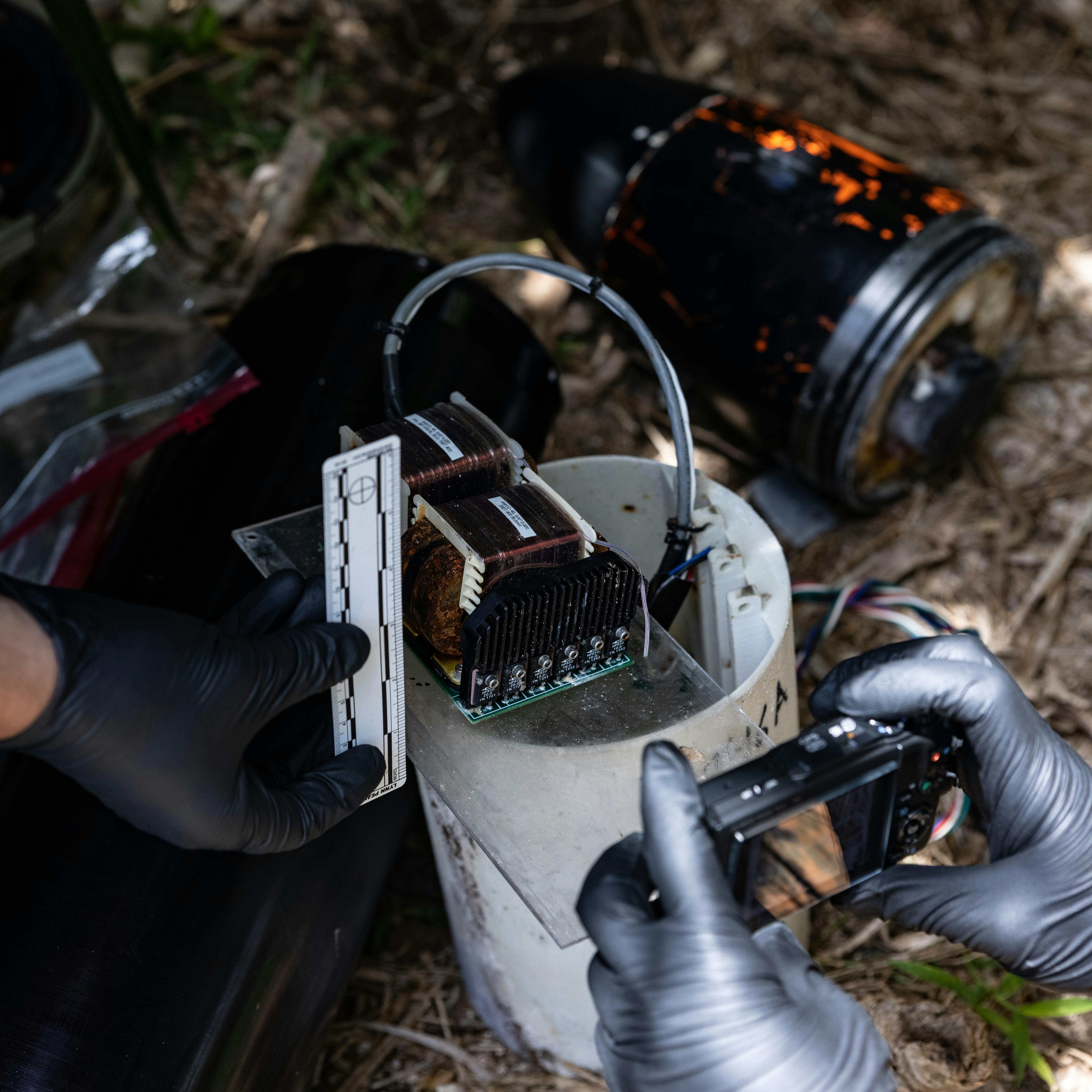 U.S. Marine Corps personnel conduct drills in command and control, sensor capabilities, and multi-domain operations.