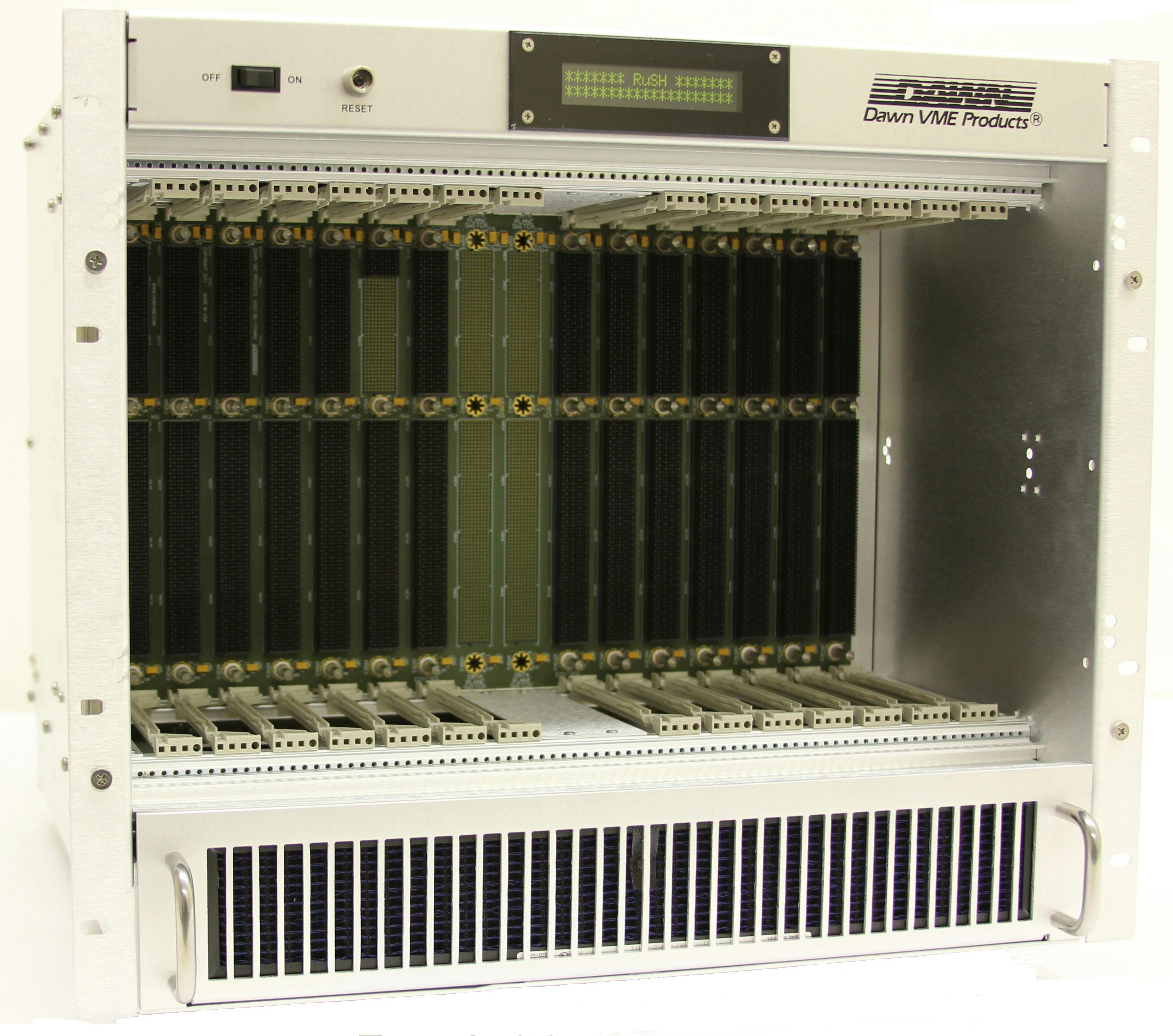 RME-6460 6U VPX 2-16 slots 9U Powered Enclosure