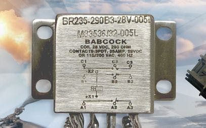 The Microchip BR235 and BR235 power relays meet QPL, MIL-PRF-83536, and ISO-9001 standards.
