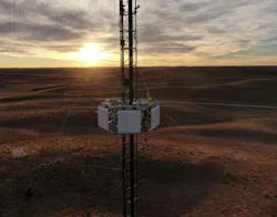 A photo of a cell phone tower A photo of a cell phone tower