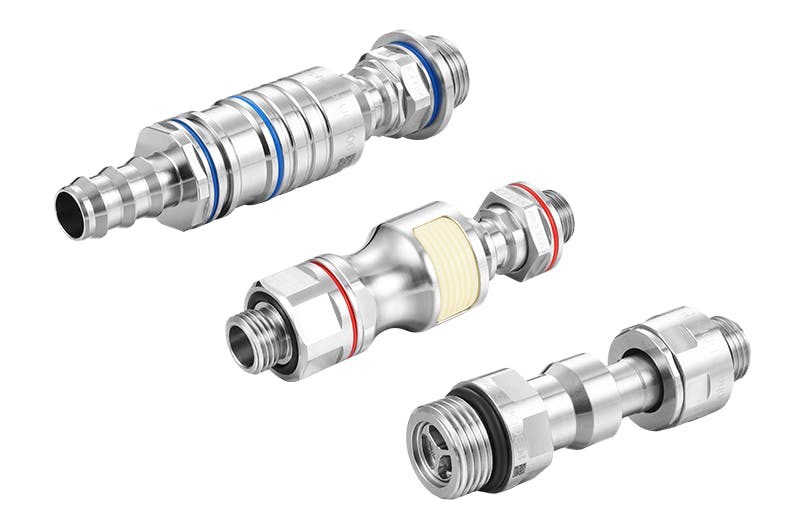 Liquid cooling connectors are for high-reliability equipment that employ liquid cooling like AI data centers, energy storage systems, and electric vehicle charging.