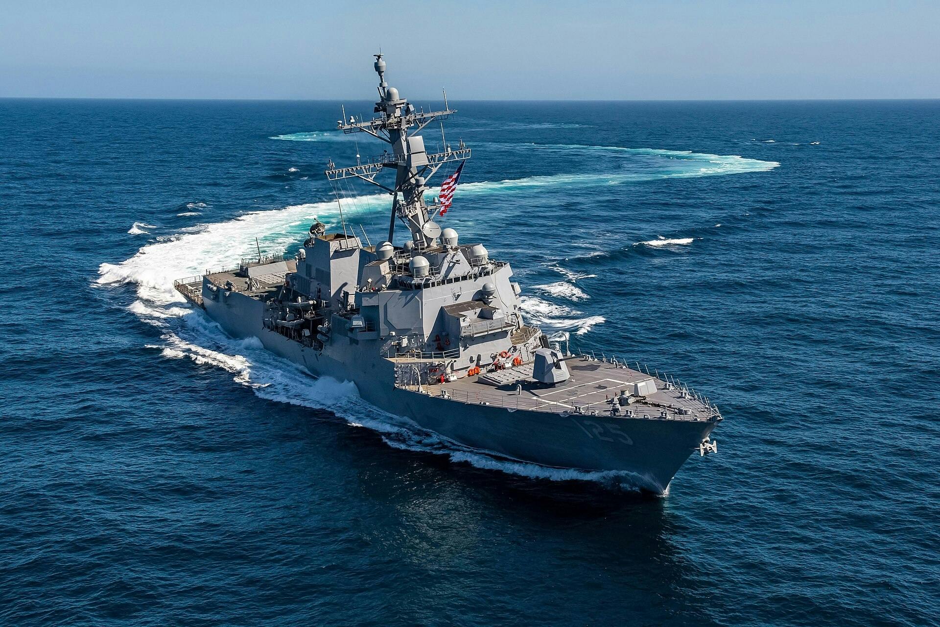 The USS Jack H. Lucas (DDG 125) is the first Arleigh Burke-class guided-missile destroyer built in the Flight III configuration.