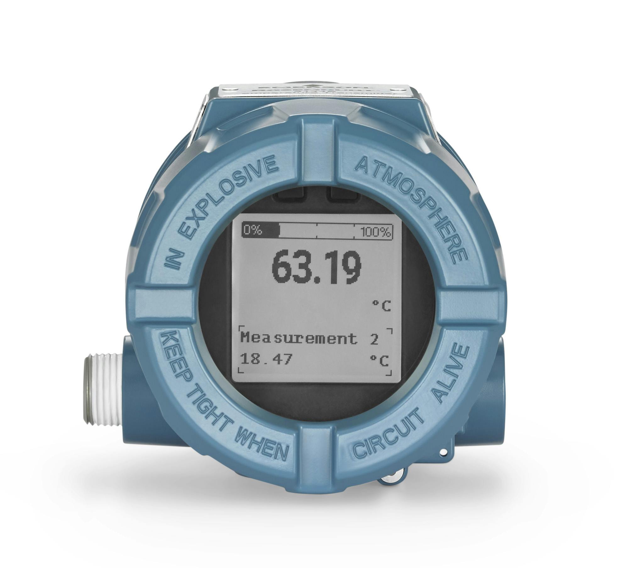 The Emerson Rosemont 3144S temperature transmitter industrial measurement system for demanding temperature measurement applications