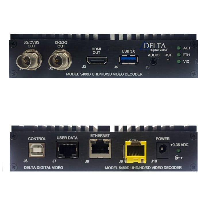 Model 5480D UHD/HD/SD Video Decoder