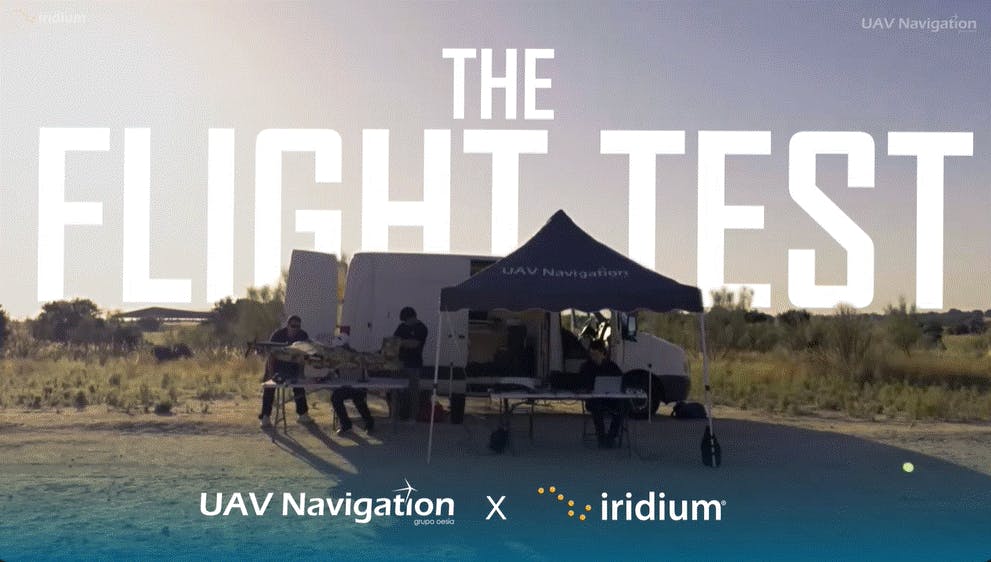 UAV Navigation iridium Test