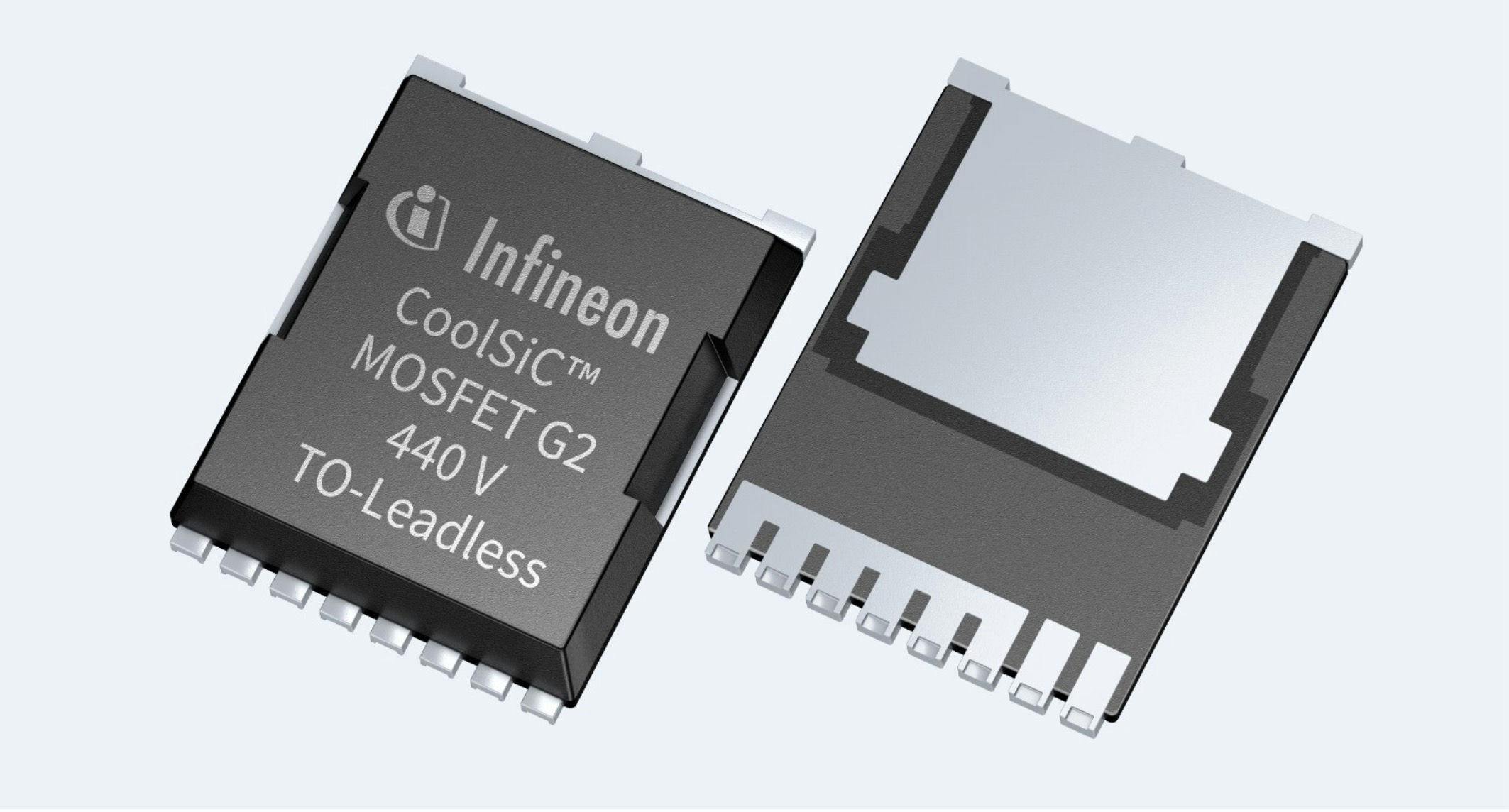 The Infineon top-side-cooled (TSC) TOLT, TO-247-3, and TO-247-4CoolSiC metal oxide silicon field-effect transistors (MOSFETs) are for artificial intelligence (AI) server power supplies, solar inverters, uninterruptible power supplies, Class D audio amplifiers, motor drives, and solid-state circuit breakers.