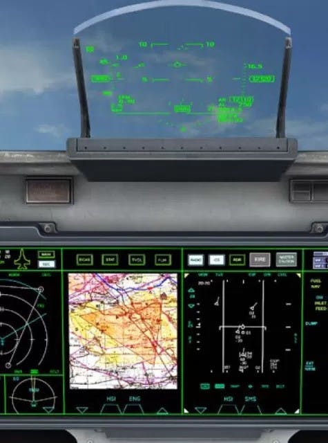 The Elbit low profile head-up display features a streamlined size and shape that occupies less space than traditional HUD designs, and frees-up room on larger displays