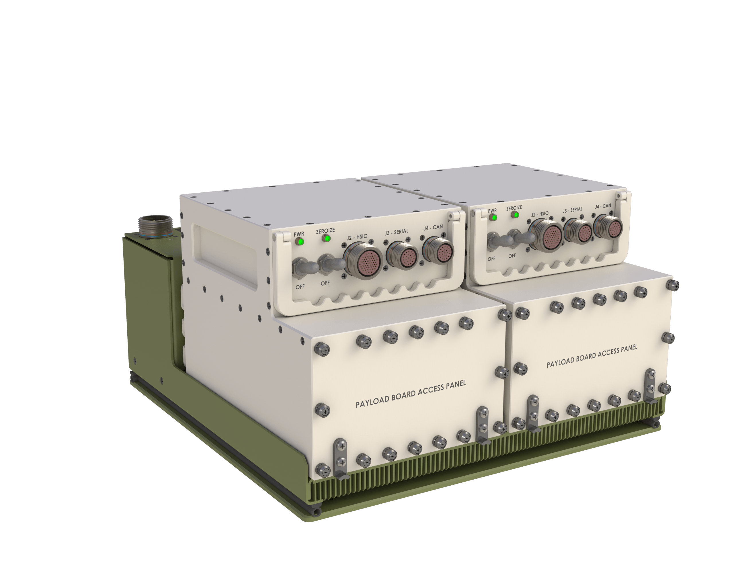 The LC VE03 SAVE Chassis from LCR is a liquid cooled rugged chassis for military applications, specifically compliant with the Standardized A-Kit/Vehicle Envelope (SAVE) standard used in U.S. Army ground vehicles.