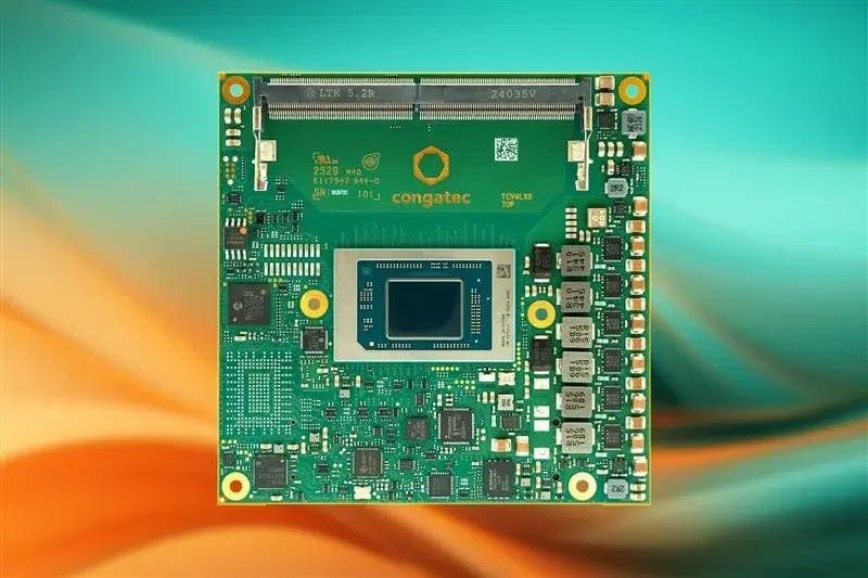 The Congatec conga-TCRP1 COM Express 3.1 Type 6 Compact modules are for entry-level artificial intelligence (AI) in robotics, transportation, and industrial automation applications.