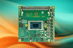 The Congatec conga-TCRP1 COM Express 3.1 Type 6 Compact modules are for entry-level artificial intelligence (AI) in robotics, transportation, and industrial automation applications. The Congatec conga-TCRP1 COM Express 3.1 Type 6 Compact modules are for entry-level artificial intelligence (AI) in robotics, transportation, and industrial automation applications.
