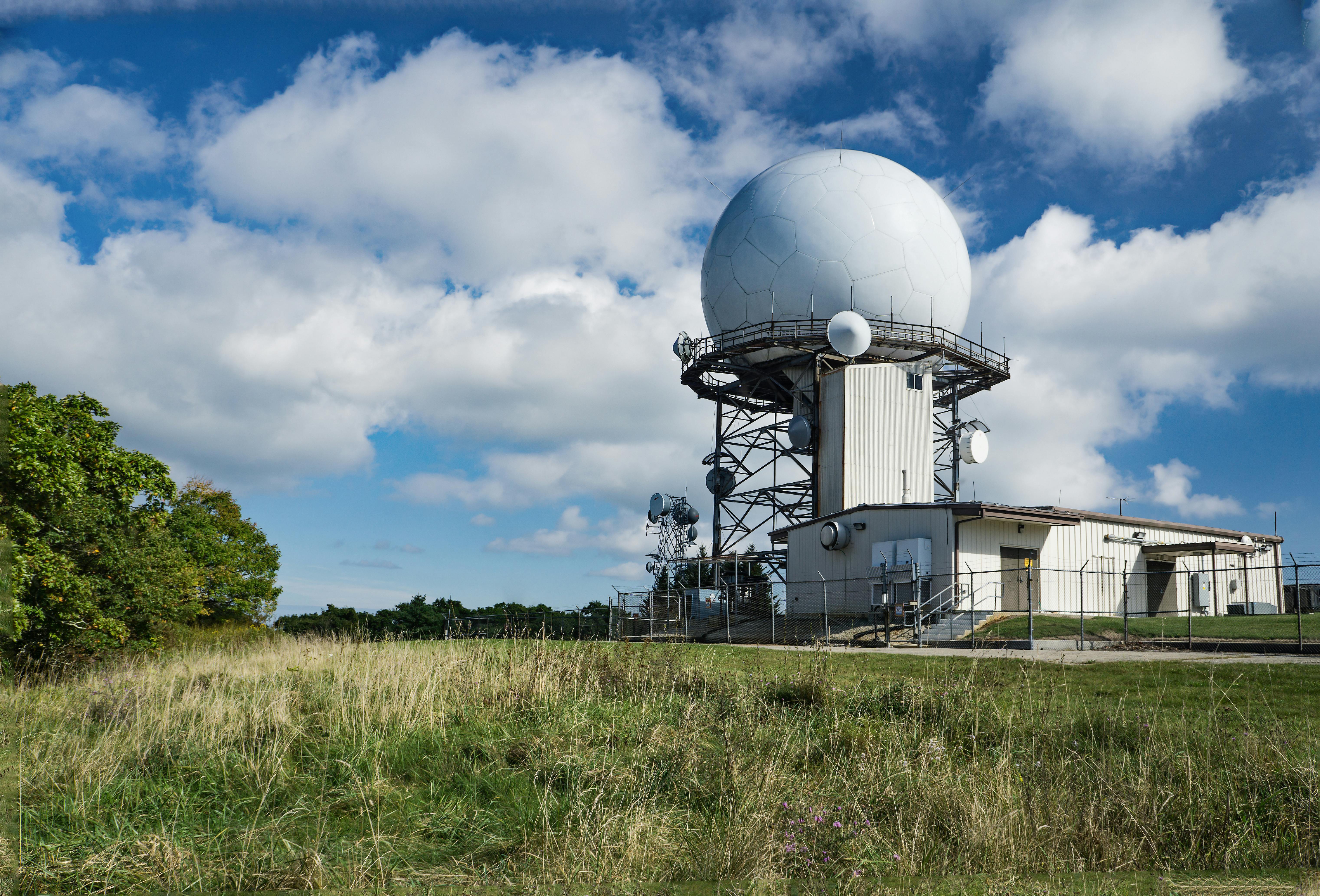 An air traffic control tower