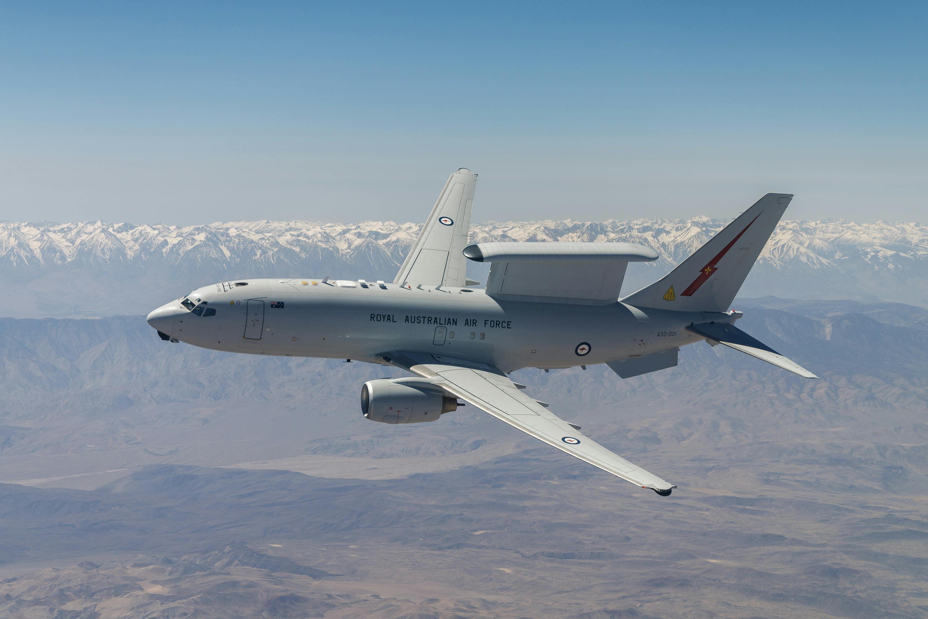 The Royal Australian Air Force Wedgetail is the inspiration for the future U.S. Air Force E-7A surveillance aircraft, which is scheduled to replace the venerable E-3 Sentry AWACS.