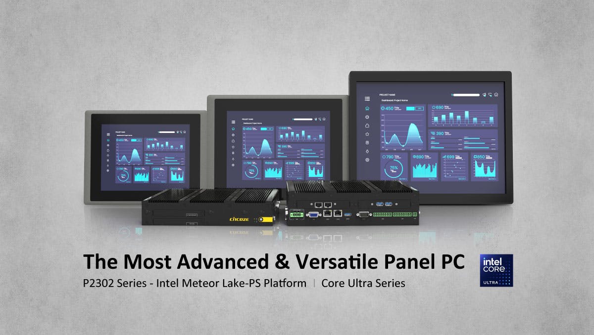 New Platform, Big Lineup! Cincoze Unveils 60 New Meteor Lake PS Panel PCs