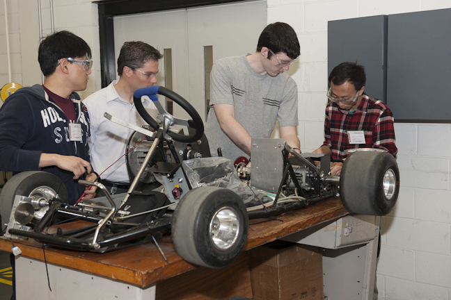 Gas To Electric Go Kart Conversion Excites Student Engineers Material Handling And Logistics