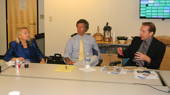 Ann Christopher vice president and general counsel for Kenco Group talks about talent development with Tan Miller director of the global supply chain management program of Ryder University and Tom Andel r editorinchief of MHampL