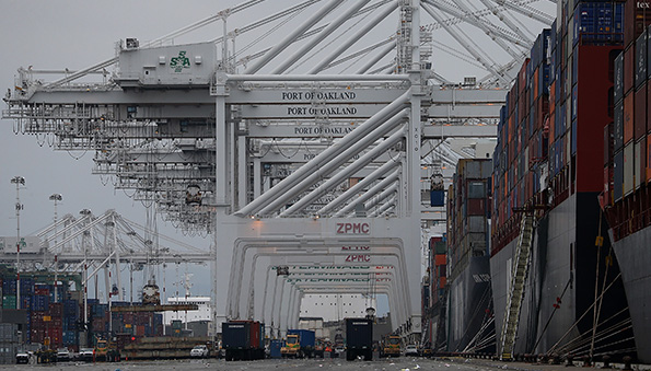Port of Oakland photo by Justin SullivanGetty Images
